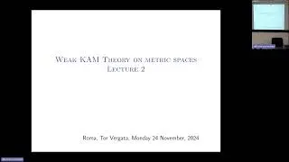 Lecture 2 - Weak KAM theory on metric spaces