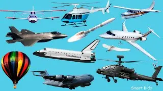 Learn French Air Transport Words ✈️ | 27 Noms d&rsquo;A&eacute;ronefs avec Audio & Images