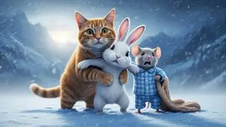 TRAPPED in a Blizzard! ❄️ Can The Tiny Trio Survive? 😱