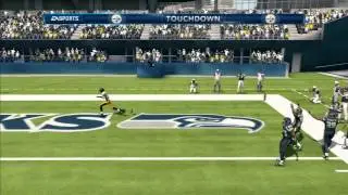Madden 13:SKINNY CHANGES GAME--Madden 13 ONLINE GAMEPLAY-STEELERS Vs. SEAHAWKS