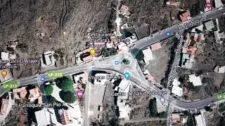 La Palma eruption - drone view of Todoque and likely route of lava to the sea