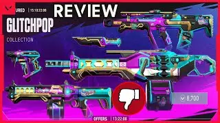 VALORANT | REVIEWING The *NEW* GLITCHPOP Skins Collection