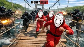 PARKOUR VS MONEY HEIST: Police Blockade to Capture the Heist Leader | Epic POV