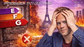 Immobilier Janvier 2026🔴DPE E, F, G ; d&eacute;cote immobili&egrave;re EXPLOSE 📉 Statut Bailleur Priv&eacute;, Off Market