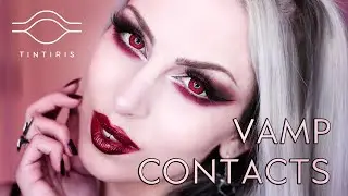 VAMPIRE CONTACTS FROM TINTIRIS | Affordable Lens Haul & Review | Vesmedinia