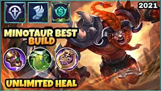 Minotaur Best Build 2021 | Top 1 Global Minotaur Build | Mobile Legends