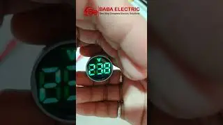2 in 1 Led Pannel Indicator With Volt Meter. #baba #Electric
