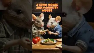 Story- A town mouse & a country mouse #kidscartoon #shortvideo