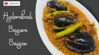 Hyderabadi Bagare Baigan | Bagare baingan recipe | Authentic brinjal curry | Easy Method 