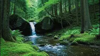 Peaceful Forest Stream Sounds with Birds | Deep Sleep & Relaxation (Live)