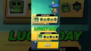 Lucky Day 😱🤩 Brawl Stars #brawlstars #shorts #brawlstarsshorts