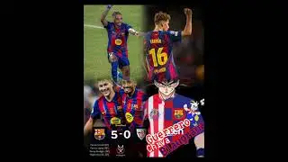 ¡ Manita al Bilbao en la súper copa de españa \ recital blaugrana 