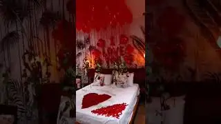 Surprise Room Decoration at Home for Birthday #romanticdecor