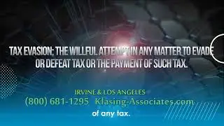 Tax Evasion Is The Most Prosecuted Tax Crime!