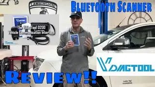 Compact VdiagTool D200 Bi-directional Bluetooth OBD2 Scanner Review!!
