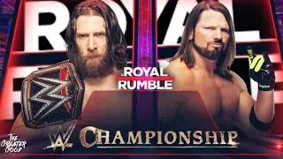 WWE Royal Rumble - AJ Styles vs Daniel Bryan | WWE Championship Full Match | Royal Rumble Highlights