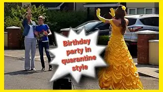It's Party Time: Birthday party in quarantine style/kids party entertainer/Belle the princess