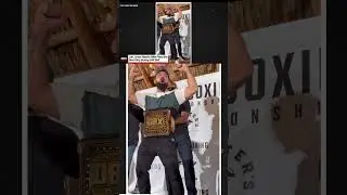 Jon Jones Surprises Mike Perry with New Dirty Boxing HW Belt!  #mmanews #jonjones #dirtyboxing