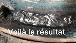 Soudure à l’arc électrique avec les électrodes en fonde de diamètre 3.2mm