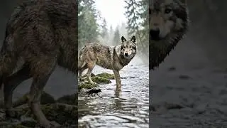 Dark king 👑 | #wildlife #wolf #nature #trending #shorts #photography #viral
