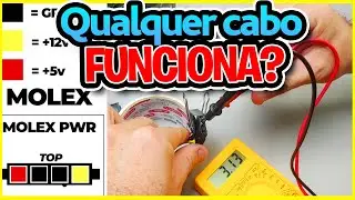 🔥 CORTE - N&Atilde;O &Eacute; QUALQUER CABO QUE FUNCIONA EM FONTE MODULAR - MUITO CUIDADO PARA N&Atilde;O QUEIMAR SUA GPU