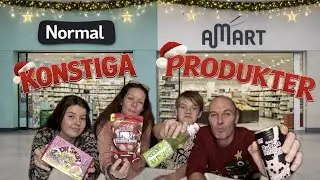 VI TESTAR KONSTIGASTE GODISET från NORMAL & A-MART 😱