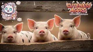 Tiny Trotters, Big Snorts: Piglets First Steps and Playful Pounces!