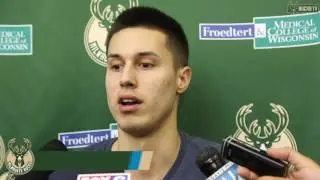 Badgers Bronson Koenig Works Out For Bucks