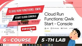 Cloud Run Functions: Qwik Start - Console | Tamil Tutorial | Time 2 Tech | #Time2Tech