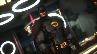 Batman Michael Keaton Year 2 With Commentary  4K #batmanarkhamknight #batman #michaelkeaton #dc