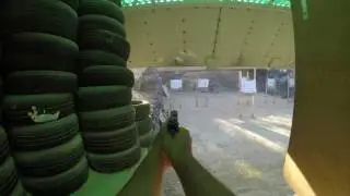 GoPro Video #6 - Shooting My 'ISSC M22 .22 Cal' [Pistol] - Position 1