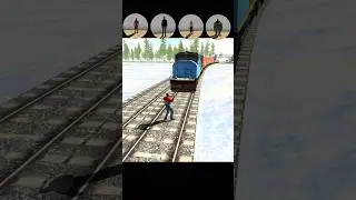 Indian Bikes Driving 3D 💥 All Character Stop Train 🚂 Challenge With Dance #shorts #gaming #gta