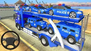 Grand Police Transport Truck Simulator - Police Cars Driving 3D - Android GamePlay #1 HD