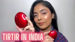 Пробую тональную основу VIRAL TIRTIR MASK FIT RED CUSHION FOUNDATION | TirTir теперь в Индии | ОБ...
