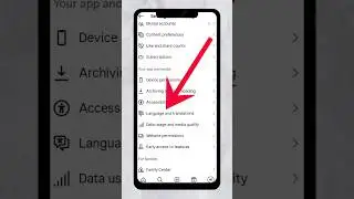 Instagram par language change kaise kare 😱 How to change language on instagram 2025 | #shorts