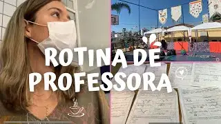 ROTINA DE PROFESSORA: correção e entrega de provas + dicas para profs