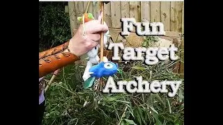 Back Garden Archery Target Fun Shoot And Backdrop Demo