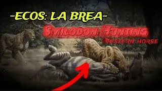 SMILODON HUNTING - ECOS LA BREA