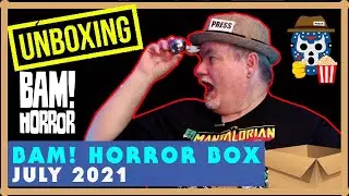 BAM! Horror Box JULY 2021 Monthly Subscription Unboxing - SAW, PHANTASM, POLTERGEIST, PET SEMENTARY