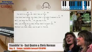 🎹 Stumblin' In - Suzi Quatro & Chris Norman Piano Backing Track with chords and lyrics