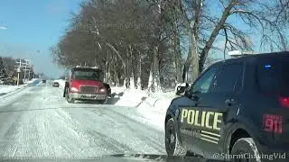 North Metro Chicago, IL Snow Drift Spinouts - 2/5/2021