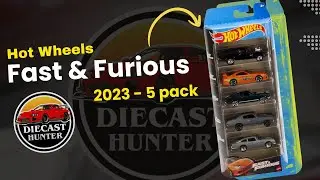 2023 Hot Wheels Fast & Furious 5 Pack | legendary movie cars unboxed