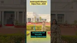 Udyan utsav at rashtrapathi nilayam #miniyoutuber #blogging #rashtrapatibhawan  #vloger #dailyvlog