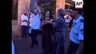 JERUSALEM : JEWISH SETTLERS CLASH WITH POLICE