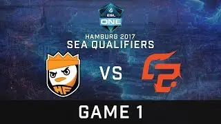 Happy Feet vs Fire Dragoon | ESL Hamburg 2017 Sea Qualifier | Bo3 | Game 1
