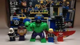 LEGO Marvel Super Heroes Avengers Hulk Lab Smash Review 76018