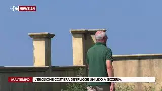 L’EROSIONE COSTIERA DISTRUGGE UN LIDO A GIZZERIA