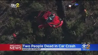 Two people dead in car crash in Angeles Forest