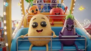 Baby & Toddler Vegetable Dance Song 🥕🥦  3D Funny Cartoon for Kids Learning