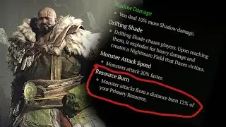 Diablo 4 Resource Burn affix in a nut shell - Nightmare Dungeon